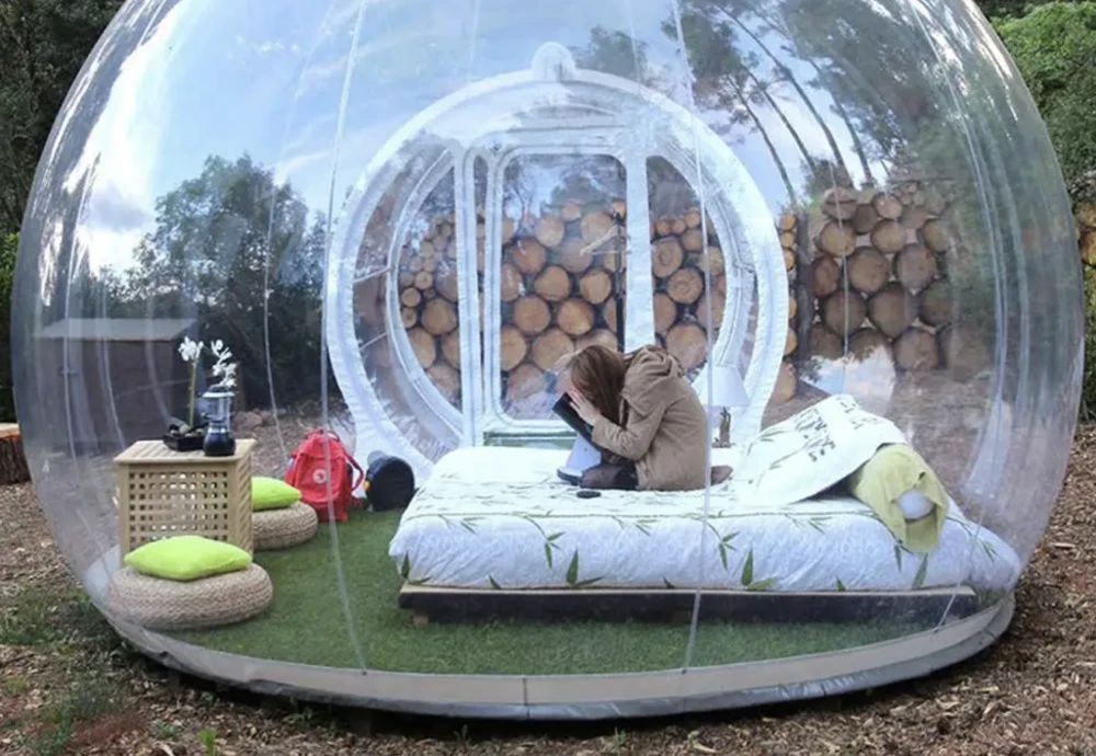 inflatable transparent dome tent